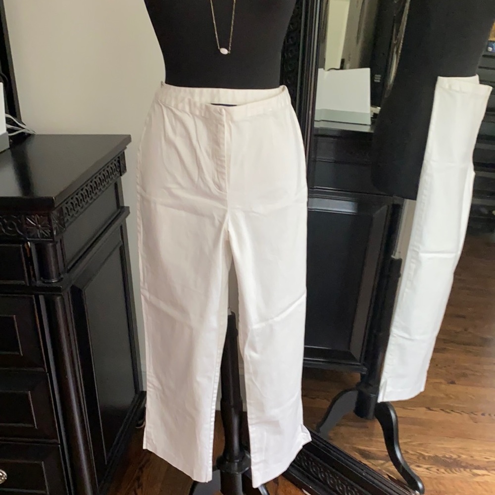 White Cotton Pants